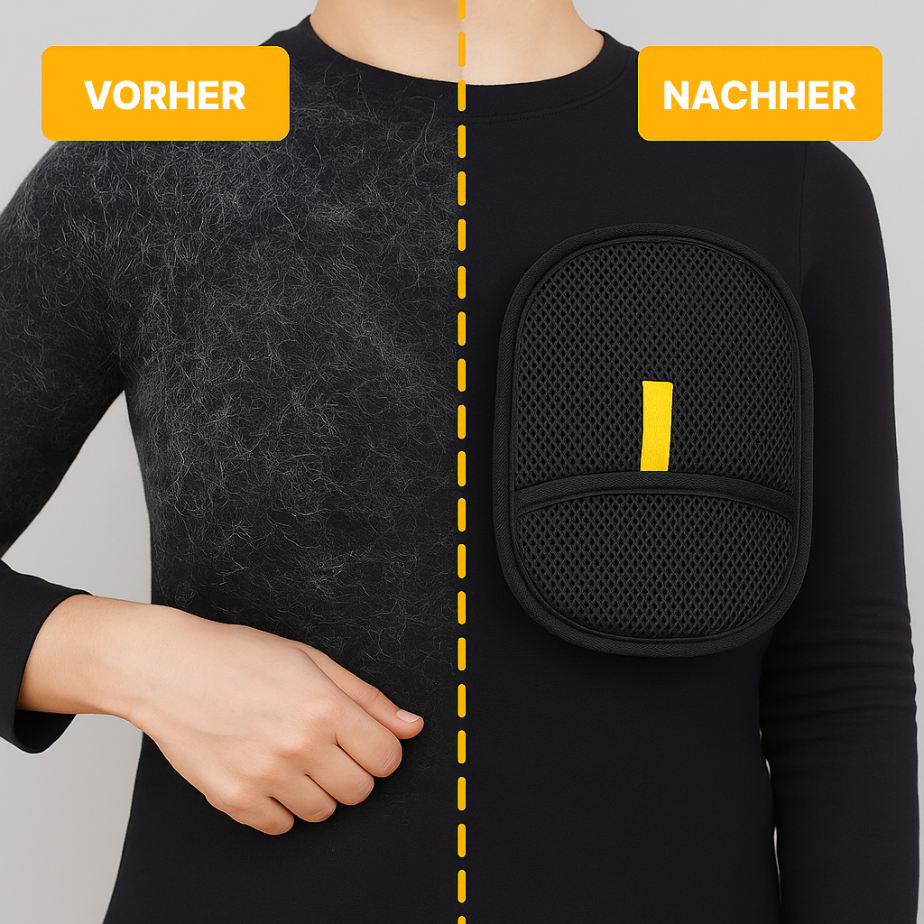 Elektrostatischer Haarentfernungshandschuh für Tiere