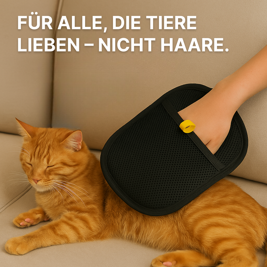 Elektrostatischer Haarentfernungshandschuh für Tiere