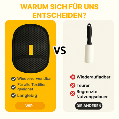 Elektrostatischer Haarentfernungshandschuh für Tiere